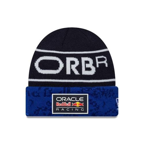 Bonnet Tricoté Youth Team RB Racing Bleu Foncé bonnet hiver enfant sport automobile