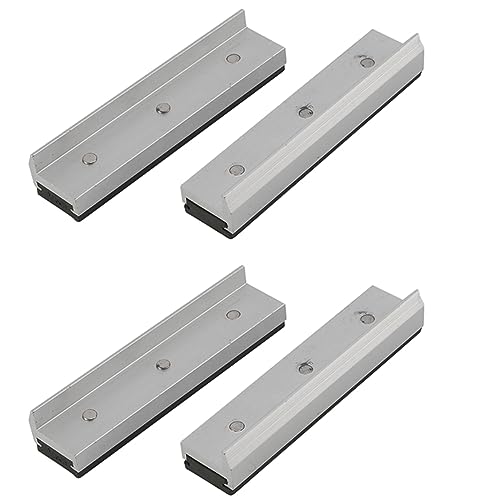 Uikdjgu 2X Cubierta de Protección de Mandíbula de Tornillo de Banco Magnético con Almohadillas de Mordazas Suaves Universales Fundas Protector Multiusos de 5 Pulgadas