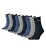Produktbild PUMA unisex Sportsocken Tennissocken Kurzschaft Short Crew 231011001 9 Paar, Farbe:Mehrfarbig, Menge:9 Paar (3x 3er Pack), Größe:39-42, Artikel:-532 navy/grey/nightshadow blue