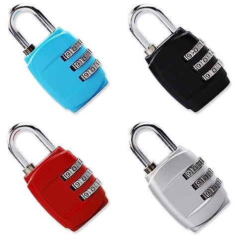 4-Piece LAMXD Combination Luggage Locks Cover