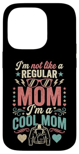 I'm Not Like A Regular Mom I'm A Cool Mom Retro Edgy �X�}�z�P�[�X iPhone 14 Pro �p