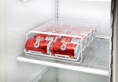Simplify Double Wide Can Dispenser for Refrigerator, Counter Top & Outdoor Use, 1