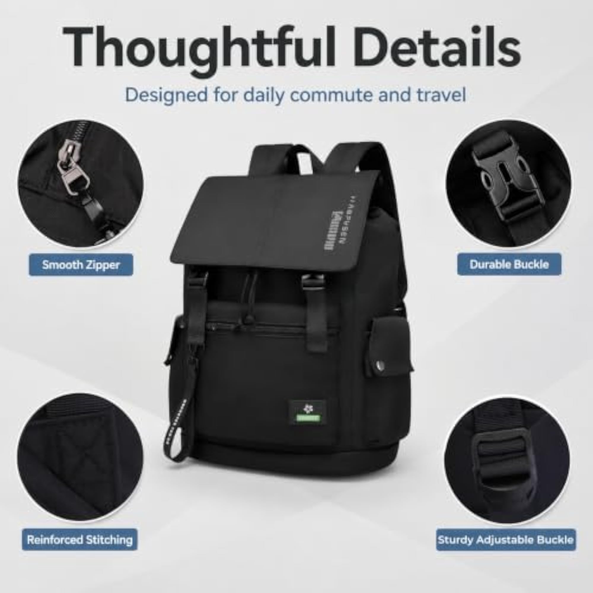Laptop Backpack for Women and Men, Durable Design