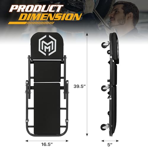 image for Magshion Garage Creeper Seats on Wheels, Length 40