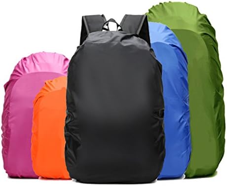 Frelaxy Waterproof Backpack Rain Cover (15-90L), Upgraded Vertical Buckle Strap & Silver Coated, Rainproof Storage Pouch Included, Perfect Hiking (Fuchsia, XXL (65L-90L Backpack))