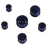 Bequem: Unsere Stecker und Tunnel sind fein einfaches Einsetzen und Entfernen und unschädlich für die Haut polieren.