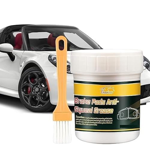 Image of YAVRIXZ High Temperature Lubricants | Car Lubricant Grease with Brush | Automotive Lube Long-Lasting | High Temperature Grease | Brake Grease Lubricant for Car,Hinge, Sunroof, Slide, Track (50G)