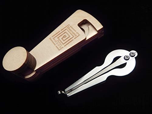 Jew's Harp by D.Glazyrin/Compass/in case mouth maultrommel (jaw harp, dan moi)