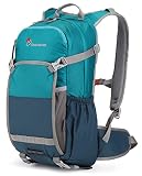 MOUNTAINTOP 15L Kleiner Wanderrucksack Radfahren Rucksack Hydration Pack für Fahrrad Wandern Klettern Outdoor Sport (Grüner See)