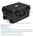 Regetek Waterproof Hard Case,27 x 20 x 13 Inch, Equipment Rolling Hard Case with Foam/Wheels/Retractable Handle for camera, Drone,tool, electronics,Shockproof, TSA Friendly, Inner 21.6