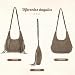 OPLERT Bolso con Flecos de Gamuza Sintética Bandolera Western Boho para Mujer Imagen de OPLERT Bolso con Flecos de Gamuza Sintética Bandolera Western Boho para Mujer
