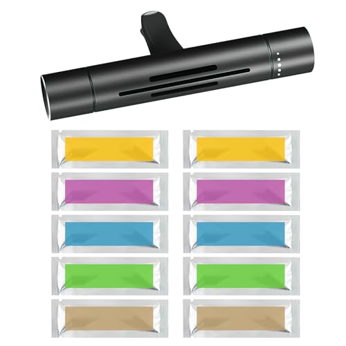 Joynine Deodorante per Auto, Profumo Auto, Purificatore d'Aria, 10 Bastoncini Naturali per Aromaterapia, Profumi Multipli