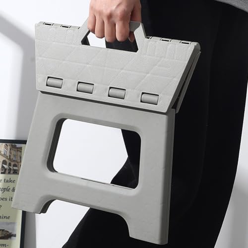Silla plegable resistente para exteriores diseñada para soportar hasta 260 libras, equilibra perfectamente la comodidad y la estabilidad (gris claro)
