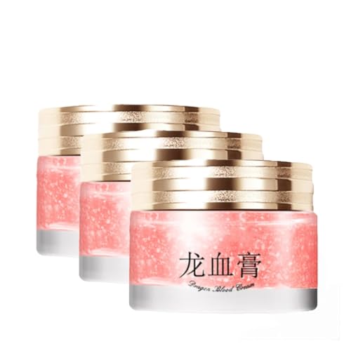 Crema de tono de sangre de dragón de retinol, crema de sangre de dragón de placenta retinol, humectante facial para la piel envejecida, tono de piel iluminada, manchas oscuras (3PCS)