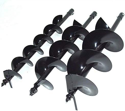 Miniatura 3 de Eapmic Excavadora de agujeros para postes de tierra a gas, 52CC 2.5HP One Man Fence Hole Auger 2 tiempos refrigerada por aire para excavación de