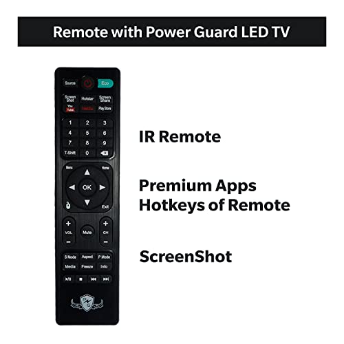 Power Guard 80 cm (32 inches) HD Ready Frameless Smart LED TV PG32S