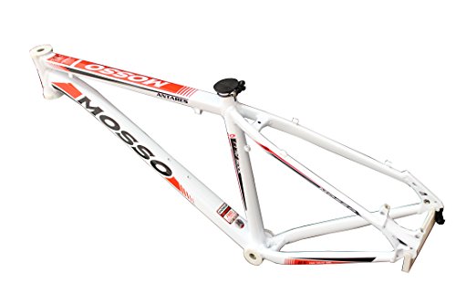Mosso MTB 7530 TB - Cuadro, Color Blanco/Rojo, Talla 17"