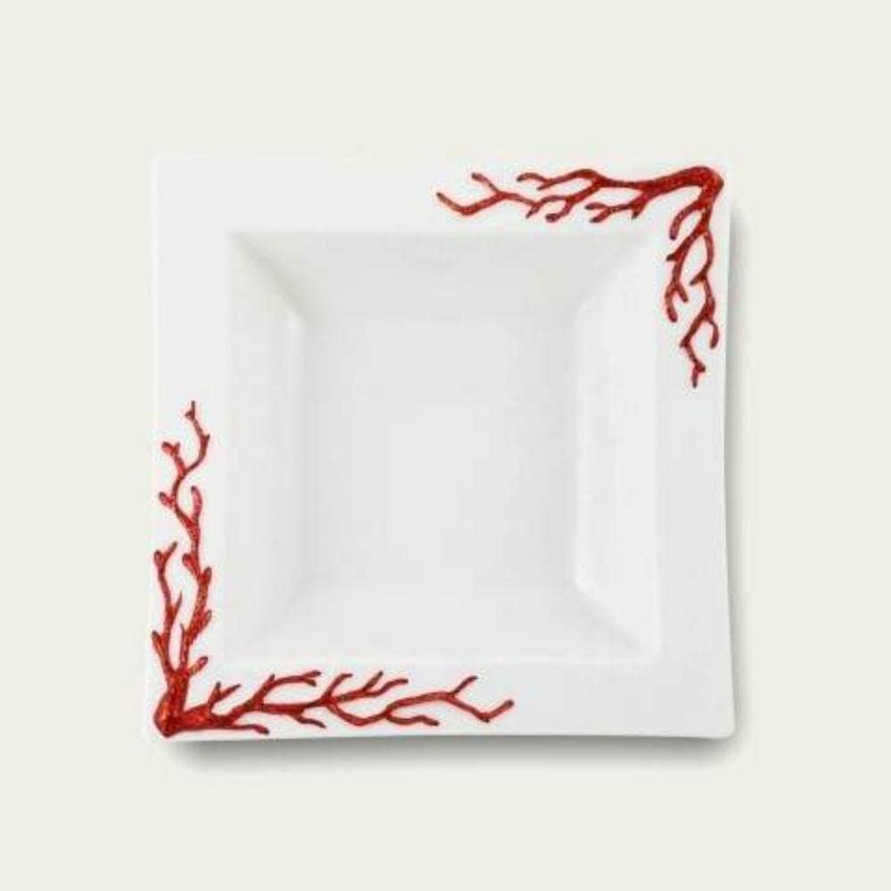 AR.CA SAS Coral Red Bowl Quadra 15 x 15 54910 as Photo