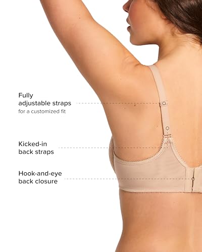 Image of Wacoal Women's Retro Chic Lightly Padded Full Coverage Underwire Bra, 853186