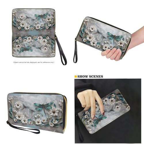 Womens Handbag Wallet Set Leather Satchel Purse Handbag with Wristlet Wallet Top Handle Handbag for Ladies4