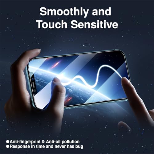 Image of SMARTDEVIL 2 Pack Privacy Screen Protector for iPhone 17e /16e /14 /13 /13 Pro, 28 Anti-Spy 9H Tempered Glass, Impact & Scratch Resistant, Auto Dust & Bubble-Free Install Frame, Case-Friendly