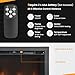 Tangkula 36 Inches Electric Fireplace in-Wall Recessed, Wall Mounted and Freestanding, 750W/1500W Linear Fireplace Heater with Remote Control, Adjustable Flame Color & Brightness (36 Inches)