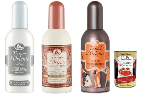 Eau de toilette Aromatic Tesori d'Oriente pour votre bien-être et polpa pour vos dîners