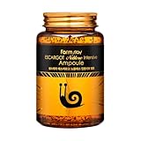 Farmstay Ampoule Intensiva Escargot Noblesse - Ampoule con Mucina di Lumaca per l'Anti-invecchiamento - Nutre la Pelle - Combatte le Rughe - 250 ml