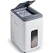 Trisruvian Distruggi Documenti Automatico Professionale: P5 Microframmenti 400 Fogli Cestino 50L Credito Carte Tritadocumenti Non-stop per Casa Ufficio Medico Scuola Cartelle Cliniche