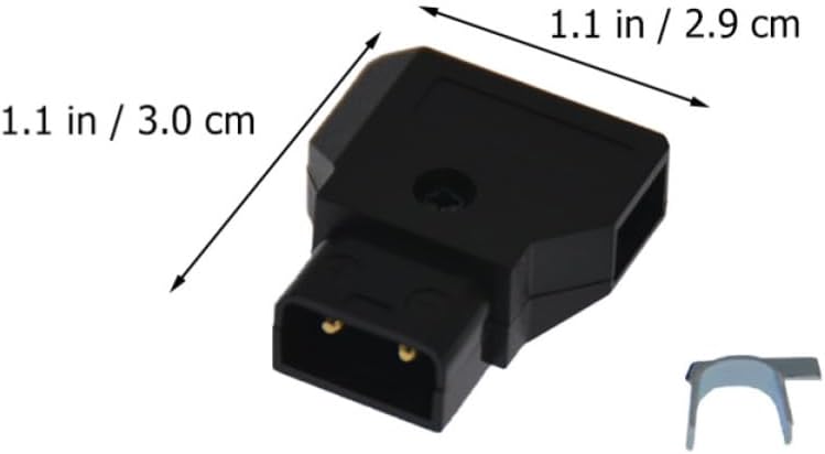 5pcs Male D-tap Connector Plug Kit for Camera Battery Power Assembly image 2