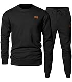 marques vetements magasin printemps Style Intemporel: Ce survêtement 2 pièces pour homme à la coupe classique offre une polyvalence décontractée qui reflète les dernières tendances de la mode. Vous pouvez associer ces vêtements de sport ensemble ou séparément avec des t-shirts et des pantalons décontractés pour un look quotidien décontracté