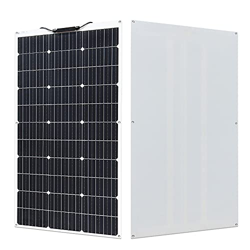 image for XINPUGUANG Flexible Solar Panel 100W 12V 200W System Kit Lightweight M