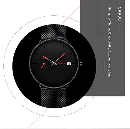 Mgae Unique Design Mens Watches Top Brand Calendar Ultra-Thin Wrist Watch Men's Sport Waterproof Watch Clock #TOP1