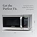 Farberware Countertop Microwave 700 Watts, 0.7 Cu. Ft. - Microwave Oven With LED Lighting and Child Lock - Perfect for Apartments and Dorms - Easy Clean Stainless Steel