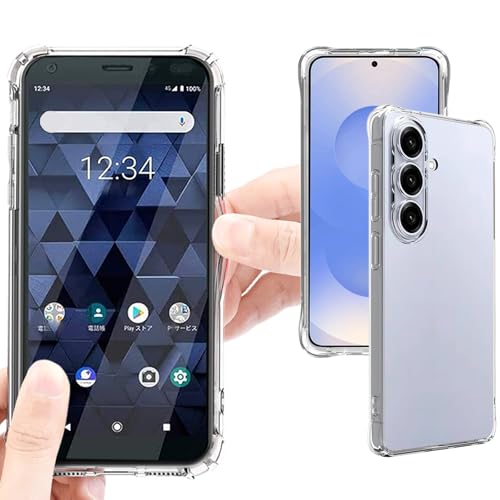 [Heofuixt] �Ή� Galaxy S26 Plus �p �P�[�X �N���A ���� �J�o�[ �y�X�g���b�v ��{�t�z �K�p Galaxy S26+ SC-52G SCG38 �X�}�z�P�[�X �M�����N�V�[ S26 �v���X �J�o�[ ����炭���[ SC 52G S