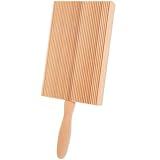 LIFKICH Tagliere per Gnocchi in Legno Impugnatura, Utensile per Pasta Garganelli e Cavatelli, Strumento fare Pasta Fatta in Casa, Accessorio Cucina per Uso Domestico