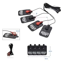 Elektro Shock Sex Toys, Nippelklemmen, Massage Pads, Elektrostimulation Erotik SM BDSM Sexspielzeug Für Frauen und Männer Paar – Ansicht 2