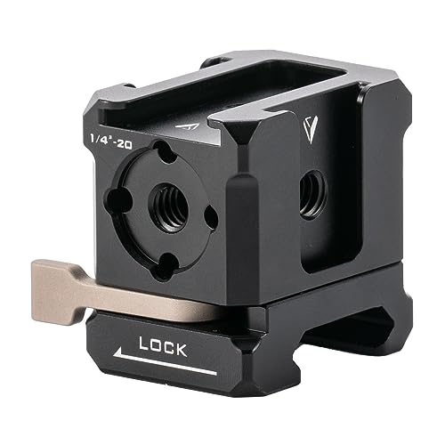 Tilta Multi-Functional NATO Mounting Bracket with Anti-Slip Design,Stronger Capacity and Greater Capability - Black TA-NMB-B