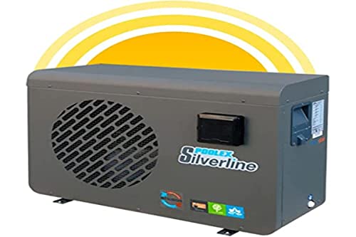 POOLEX - PC-SLP120 Silverline 120 - Pompe à Chaleur Piscine Silencieuse et Économique - Tous Types de Piscines - Compresseur Hautes Performances - 12kW -...