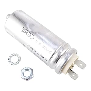 sparefixd Condensateur de sèche-linge Beko 8UF - Démarreur moteur 280796040
