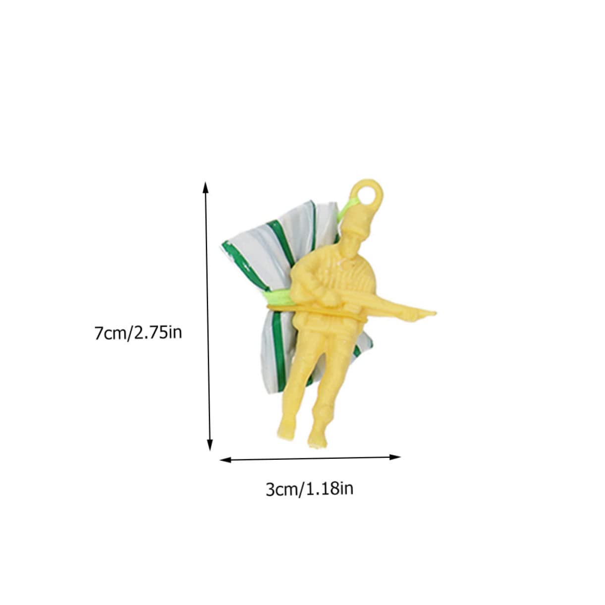 Sosoport 12pcs Parachute Flying Toys for Boys and Girls Made of Material Ideal for Outdoor Fun Activities