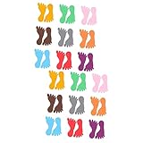 DIYEAH 2 Series Huella Pegatinas Vivero Piso Pequeño Pie Pegatinas De Huellas Para Descalzo Decoración De La Habitación De La Cama Hogar Huellas Adhesivas 36 Pares*2