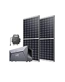 Anker SOLIX RS40 Balkonkraftwerk mit Speicher, Solarbank E1600 und 830Wp Photovoltaik Solarpanel,...