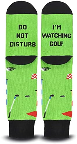 Cavertin Novelty Men's Dress Socks with Gift Box Golf Gaming