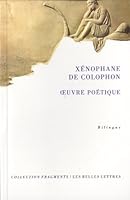 Xenophane, Oeuvre Poetique 225174214X Book Cover