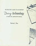 Instructor's Guide to Accompany Doing Archaeology: A Hands-on Laboratory Manual
