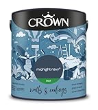 CROWN Midnight Navy® 2.5L Walls & Ceilings Silk Emulsion