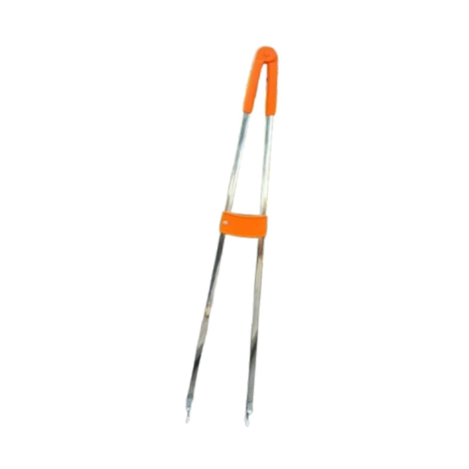 Pinza Raccogli Oggetti Resistente 2 Pezzi di Pinza E in Acciaio Inossidabile con Morsetto Resistenza Pinza Antiscivolo(Type A)