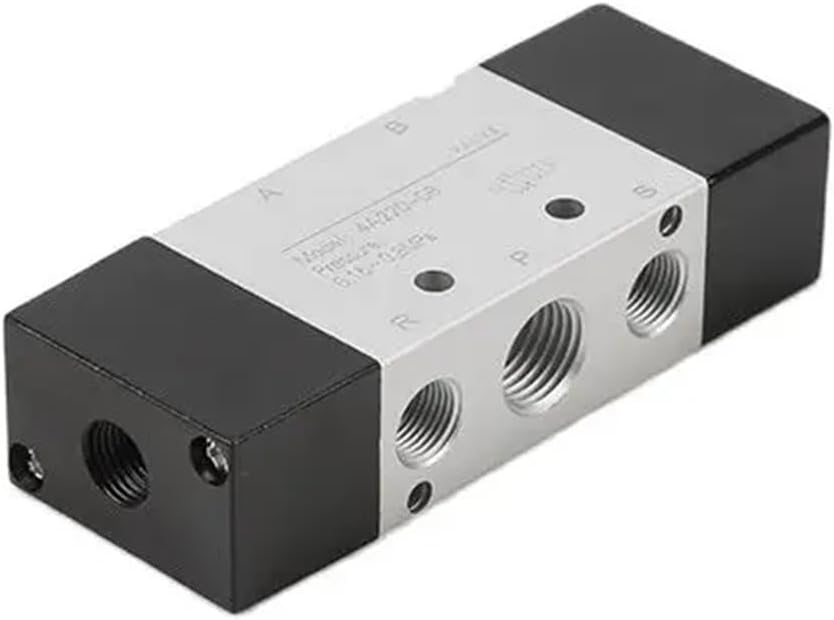 4A Series Solenoid Valve Air Control Three-Position Five-Way 4A110 120 130 210 220 230 310 320 330 410 420 430-06 08 10 15(4A410-15)