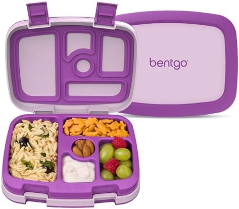 Bentgo Kids Bento-Style 5-Compartment Leak-Proof Lunch Box - Just...